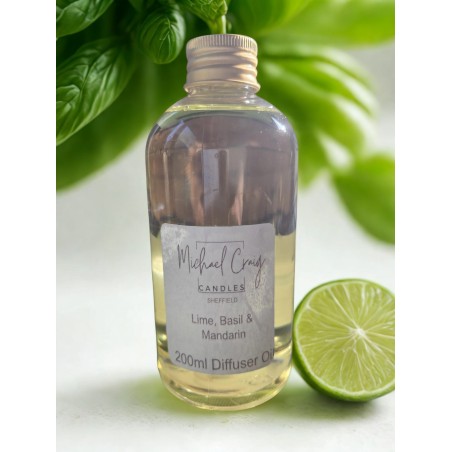 Lime,Basil & Mandarin 200ml Diffuser Oil