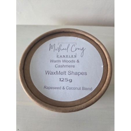 Warm Woods & Cashmere 125g Tub Wax Melt Shapes