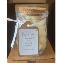 Jasmine & Patchouli 50g Mini Wax Melts - Jar