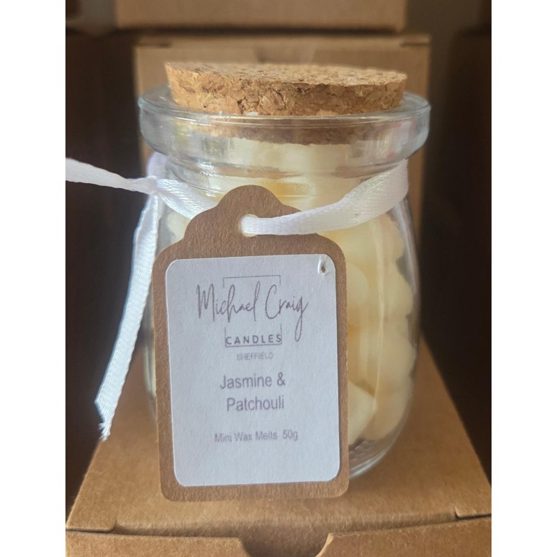 Jasmine & Patchouli 50g Mini Wax Melts - Jar
