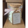 Peony & Blush Suede 50g Mini Wax Melts - Jar